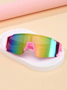 1 件儿童时尚眼镜，男女通用骑行、滑雪、登山经典多功能护目镜，适合旅行户外运动 - 彩色 - 查看 17