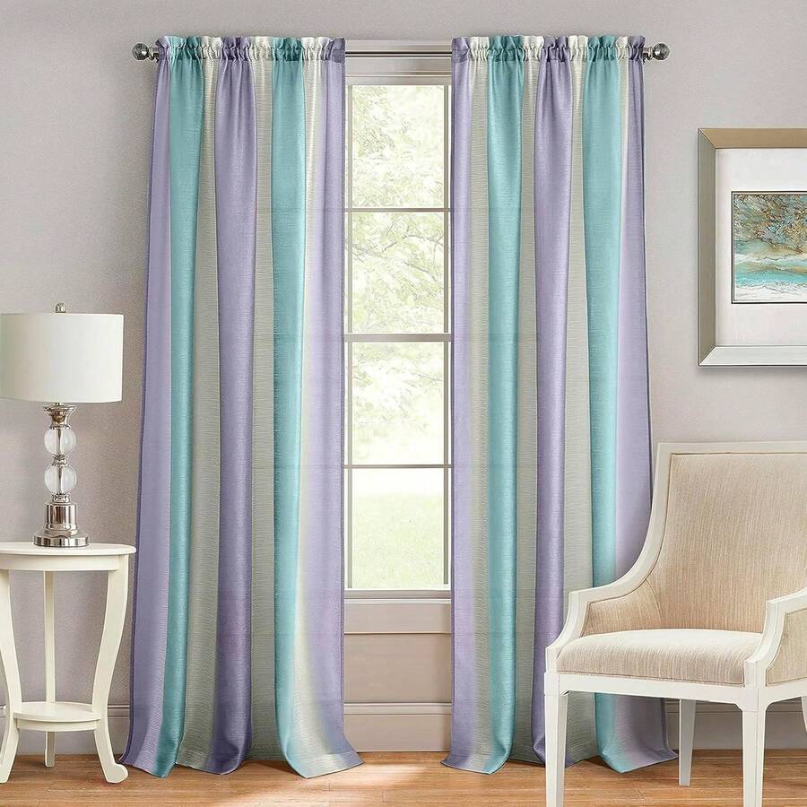 Curtains - Silver/Gold - View 1