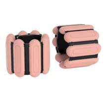 2 Piezas Pulsera deportiva de fitness yoga resistente al peso, pulsera ajustable para ciclismo, natación y carrera, anillo de pie de silicona resistente al peso para entrenamiento de Pilates