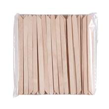 300 Peças Palitos de Madeira Descartáveis para Depilação, Espátula para Cera de Depilação para Rosto e Sobrancelhas, Ferramenta de Beleza, Palitos de Madeira Craft, Palitos de Picolé