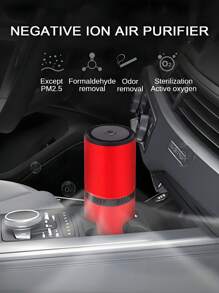 Nouveau mini purificateur d'air pour voiture, rafraîchisseur d'air aux ions négatifs, réduit les PM2,5/odeurs/formaldéhyde, convient pour la chambre, le bureau, le véhicule, le garage et la salle de bain