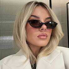 LANTEEM 1 Stück modische kleine ovale Rahmen Brille, vielseitig einsetzbar, Vintage Damen Brille als Reise, Urlaub und Strand Accessoire