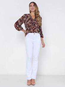 Blusa Intens Manga Longa Viscose