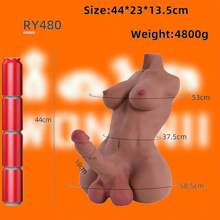 Bambola del sesso a torso femminile per donne con dildo realistico, grandi seni, sesso anale, bambola del sesso maschile transessuale con pene, bambola del sesso trans realistica, bambola dell'amore, giocattolo sessuale unisex per adulti, per uomini, donne, coppie gay.