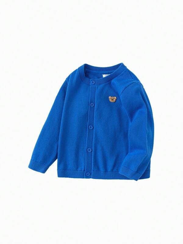 Balabala Kinder Baumwoll Gestrickte Strickjacke 2025 Neue Vielseitige Pullover