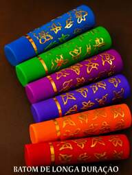 Batom 24h de Longa Duração com 6 Unidades Embalagem Decorada