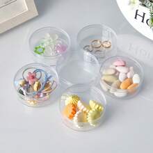 12 pièces Nouvelles boîtes d'emballage carrées en plastique PS entièrement transparentes, boîtes à bonbons avec couvercle à charnière