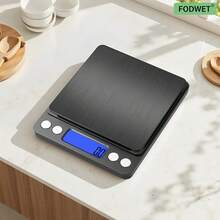 0.01g High Precision Mini Smart Digital Scale, Stainless Steel Jewelry Food Weight Scale, Portable Home Baking Measuring Tool, LED Backlit Multi-Unit Switchable, Multifunctional Accurate Kitchen Scale (Batteries Not Included) - Silver - View 15