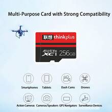 Lenovo Thẻ nhớ tốc độ cao TF102 U3 V30 Camera giám sát độ nét cực cao 4K đa năng đọc 100MB/giây - Đỏ và đen - Xem 2