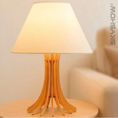 Abajur Giovanna  luminaria de mesa 29cm sala quarto escritório em mdf cortada a laser skyshow