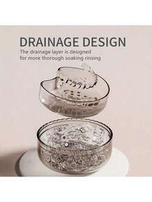 1个多色假牙盒，便携式牙科保持器容器，带清洁浸泡功能，无需电池，适用于局部牙科矫正器和正畸矫治器 - 彩色 - 查看 5