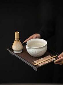 2PCS Japanese Style Ceramic Eagle Beak Dual Color Tea Bowls Set, High Temperature Fired, Easy To Clean Glazed Surface, Carefully Crafted, Anti-Slip & Elegant, Exquisite Gift Box Suitable For Birthday & Holiday Gifts, Suitable For Home, Office, Outdoor Camping Etc., Tea Whisk, Upright Tea Spoon, Teacup Holder, Song Dynasty Tea Utensil