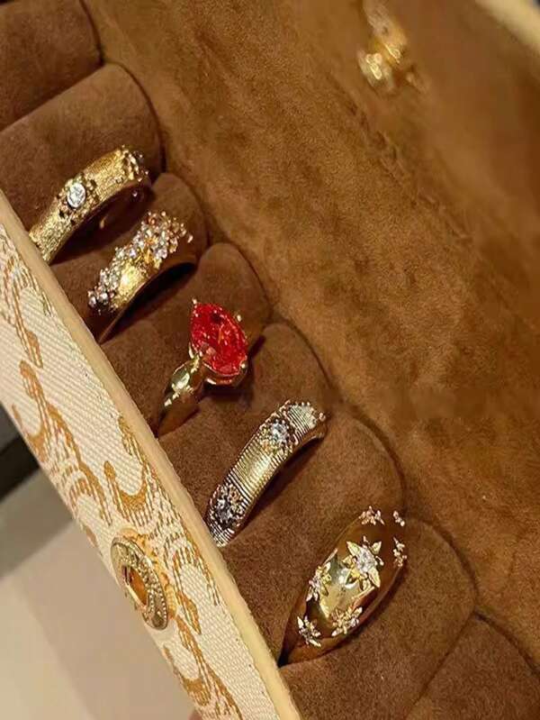 1 Set Rings Suitable For Daily Wear, Parties, Outings, A Great Gift For Girlfriend