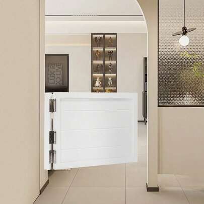 Futchoy 90x60cm Swinging Door, Solid Wood Swing Door, Porch Entrance Swinging Door