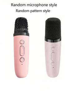 Altavoz portátil inalámbrico de karaoke con micrófono inalámbrico, sistema de altavoces estéreo HiFi para KTV, altavoz inalámbrico con luces LED RGB de colores, modulador de voz, máquina de karaoke para exteriores, deportes, viajes, mejor regalo para fiestas en casa, regalo de cumpleaños