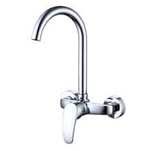 Wall Mounted Kitchen Mixer Tap Double Handle Kitchen Faucets Cold And Hot Water Tap 360 Rotation Sink Faucet Kitchen Accessories