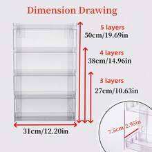 1pc Wall-Mounted Storage Rack, Makeup Organizer Shelves For Bathroom Vanity, Cosmetics Display Shelf, Multifunctional Storage Rack For Collectible Figurines, Snacks, Hair Accessories, Nail Polish, Sunglasses | Bathroom Accessories