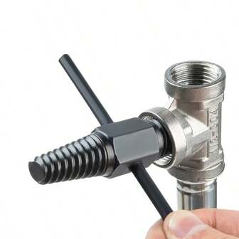1pc Dual-Use1/2 Inch 3/4 Inch Double-Head Faucet Valve, Broken Screw Extractor, Damaged Bolts Wire Pipe Extractor Remover Tools