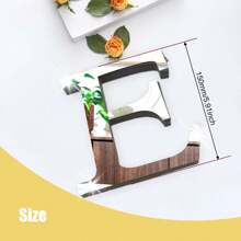 Silver Mirror Alphabet A-Z Wall Stickers - 10/15/20/30cm Tall Letters & Symbols Sold Separately, Dual-Layer Design: Reflective Acrylic Top + 1cm Thick Foam Base With Adhesive, Apply Together For 3D Effect Or Use Only Mirror Layer, Create Custom Words On Walls/Windows, Ideal For Marriage Ceremony Initials, Inspiring Messages In Work Areas, Romantic HOME Displays