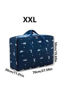1 Stück Quiltaufbewahrungstasche mit großer Kapazität, wasserdicht und feuchtigkeitsbeständig, zum Organisieren und Verpacken von Kleidung, Gepäcktaschen zum Umziehen und Quiltbeutel