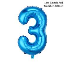 บอลลูนตัวเลขขนาดใหญ่สีน้ำเงิน 16/32 นิ้ว บอลลูนยักษ์ บอลลูนงานปรอม บอลลูนฟอยล์เฮลิยูมไมลาร์ขนาดใหญ่สำหรับตกแต่งงานวันเกิด/งานแต่งงาน/ครบรอบ, บอลลูนตัวเลขสีน้ำเงินเลข 0 ถึง 9 บอลลูนเฮลิยูมตกแต่งงานวันเกิด อุปกรณ์ตกแต่งงานแต่งงานที่สามารถเป่าลมได้ - R4-สีน้ำเงินบริสุทธิ์ - ดู 24