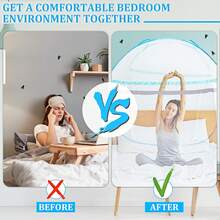 Tenda per zanzare a scomparsa per letti, portatile, con design pieghevole e fondo in rete, adatta per bambini e adulti in viaggio