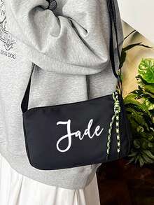 时尚便携式斜挎包腋下可调节单肩包，手提包女士手拿包，大容量斜挎包可定制名称，时尚单肩包，斜挎包，PU单肩手提包，单肩包，钱包带可调节肩带，适合工作、购物和旅行