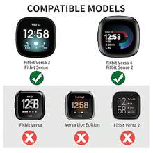 1 Pc Fahsion Watch Strap Compatible With Fitbit Versa 3/ Versa 4 Band/ Sense/ Sense 2 Band For Women & Men, For Fitbit Watch Band - Multicolor - View 9