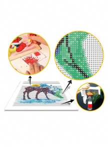 Alice In Wonderland DIY Diamond Painting Kit, Disney Cartoon, Beginner 5D Full Round Diamond Diamond Embroidery Mosaic Handicraft, Comes With A Set Of Tools, Suitable For Home Wall Decoration, Thanksgiving Christmas Gift For Family And Friends