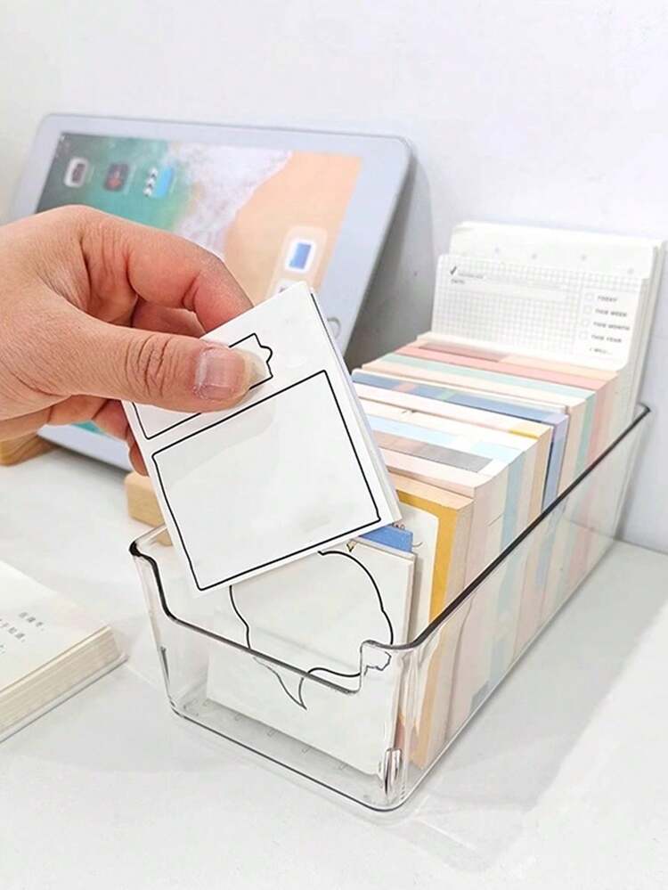 20pcs/18pcs/15pcs/11pcs/6pcs Combination Drawer Desktop Makeup Storage Box, Transparent Plastic Drawer Organizer, Versatile, Transparent Vanity Organizer, Elegant Storage Box, Desk Drawer Divider Organizer For Cosmetics, Jewelry, Makeup Storage. For Kitchen, Bedroom, Bathroom, Office, Storage. - Multicolor - View 4