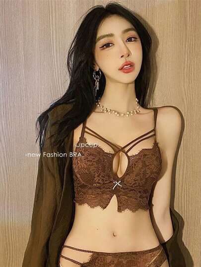 小胸大歓迎!下着/ブラジャー下着 上下セット/下着 美乳 超盛 れるブラジャー 上下セット 刺繍レース ノン