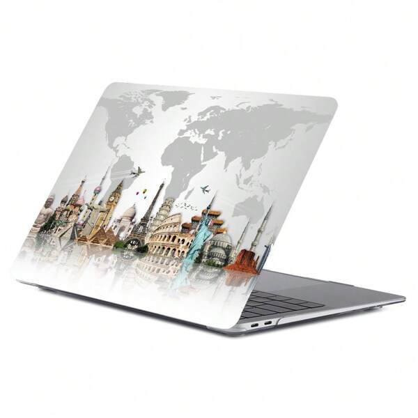 Custodia protettiva trasparente con stampa fantasia, stile artistico, adatta per MacBook Air 13.6 pollici modelli 2022/2024/2025 (A2681, A3113, A3240) e Air 13 pollici M2, M3, M4 da 13.6 pollici
