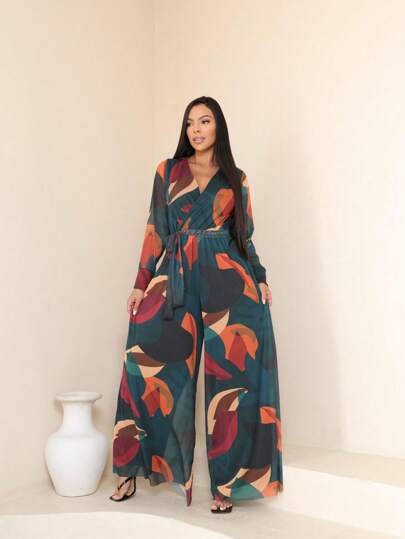 Macacão Feminino Pantalona Casual Festa Casamento Social