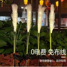 2pcs Solar Powered Rattan Landscape Lamp, Waterproof Outdoor LED Dog Tail Grass Garden Yard Decoration Path Lights - Huang Guang - View 8