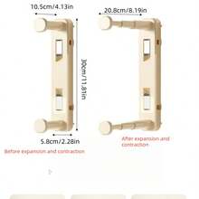 1 Pc Retractable Clothes Hanger With Double Suction Cups For Non-Slip, No Drill Wall Mounted Installation, Space-Saving Balcony-Ready Storage Rack For Compact Rooms And Small Apartments, Extendable Arms For Flexible Hanging, Seamless Mounting, Durable Frame, Easy Accessibility, Keeps Clothing Organized And Dry, Ideal For Laundry Rooms, Bathrooms, And Tiny Kitchens, Versatile Solution For Maximizing Vertical Space And Minimizing Clutter In Everyday Living Spaces - Multicolor - View 4