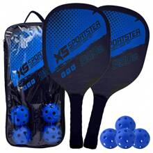 Thickened Pickleball Racket Set, 2 Rackets +4 Balls +1 Bag, Lightweight, Sturdy And Durable, With Comfortable And Anti-Slip Handles, Easy To Handle And Fun, Suitable For Both Indoor And Outdoor Sports, For Both Men And Women, Beginners To Practice And Outdoor Play. Thickened Pickleball Rackets, Essential Equipment For Pickleball Enthusiasts, A Perfect Gift For Relatives And Friends
