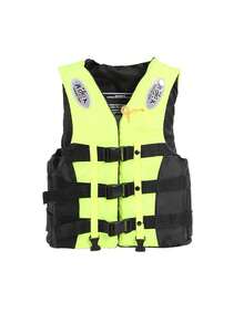 1PC Professional With Straddle With Thickened Life Jacket, Large Buoyancy Adult Swimming, Fishing, Boat, Flood Control, Teenager's Survival Portable Vest, Beach Essentials, Beach Accessories, Pool Float