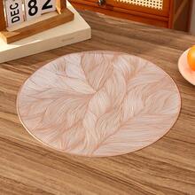 1/4/6 件花卉图案餐垫、婚礼和派对餐桌装饰、情人节餐垫