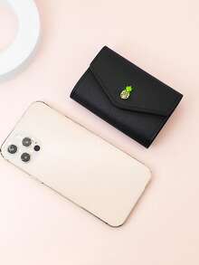 女士短款风琴拉链卡包卡通可爱简约卡片盒女学生女生钱包迷你钱包零钱包卡包皮夹