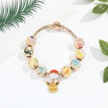 1 件时尚精致卡通可爱口袋妖怪 DIY 手链卡哇伊首饰适合日常佩戴或作为礼物 - 彩色 - 查看 6