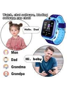 SIMSONLAB 2025 Bestes Geschenk, Smartwatch für Kinder, Standortverfolgung, Handykommunikation, Frontkamera, Album-Aufnahme, Klingelbenachrichtigung, Gerätesuchdienst, bequemes Band, bunte Farben, Mobilfunksuche