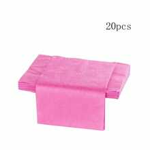 100 pièces Draps de lit jetables en tissu non tissé pour salon de beauté, massage, voyage, tatouage, hôtel. Taille : 80 x 180 cm. Couleurs : blanc/rose/bleu