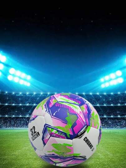 1个成人及青少年足球，5号尺寸，手工缝制PU皮革，适用于室内/室外、沙滩、草地、水泥地等多种场地，多色运动球