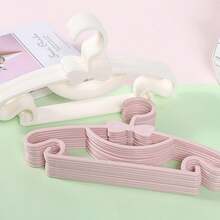 20/10/8/6/5/4pcs Baby Hangers, Newborn Clothes Hangers, Bow Decor Wardrobe Storage Organizer Hangers, Durable, With Hooks, Suitable For 0-10 Years Old Babies, Essential Home Storage Hanger & Clip - Multicolor - View 4