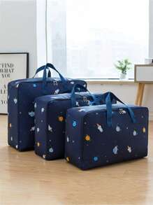 1 Stück Quiltaufbewahrungstasche mit großer Kapazität, wasserdicht und feuchtigkeitsbeständig, zum Organisieren und Verpacken von Kleidung, Gepäcktaschen zum Umziehen und Quiltbeutel