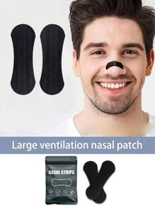 30 Pieces, Multifunctional Nasal Dilator, Auxiliary Patch, Snoring Reduction Nasal Patch, Daily Use, Nighttime Sleep Breathing Patch, Improve Sleep Quality And Help Breathing, Physical Assisted Ventilation Specially Designed Nasal Patch, Convenient For Breathing Through The Nose,Gentle And Non-Irritating, Suitable For Home Portable Packaging