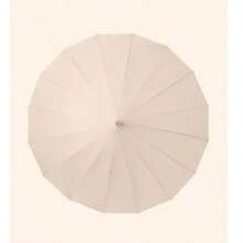1PC Japanese Simple Long Handle Umbrella - Solid Vintage Design, Leather Grip, Straight Handle Classic Umbrella For Women.