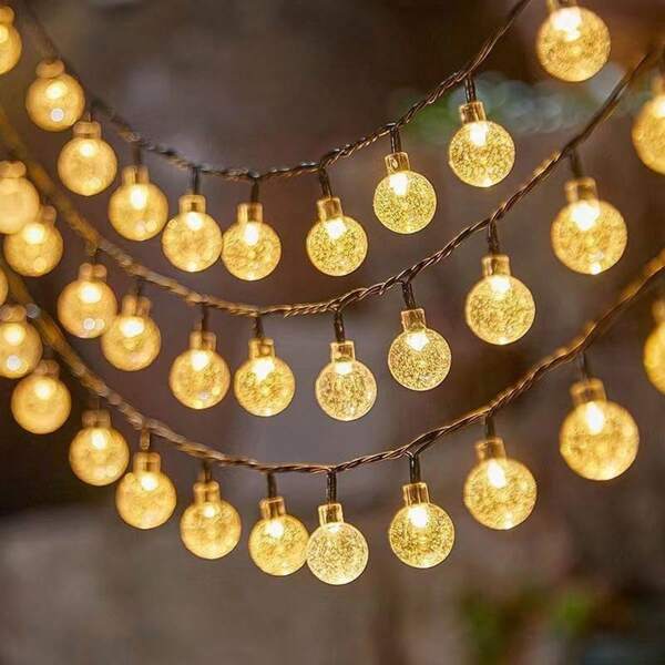 30/60/100 LED Solar Waterproof String Lights Outdoor Party Fairy Garden Decoration Lamp