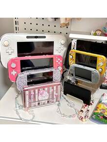 3/4 层亚克力透明黑色展示架，适用于化妆品、眼镜、游戏设备、书籍，适用于办公室、商场、家庭、学校用品、返校必备