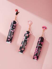 1个5毫升香水补充瓶、液体补充瓶、喷雾瓶。吊坠配件钥匙扣，时尚5毫升香水分装瓶，便携式旅行底部注水瓶。可重复使用，底部注水设计，方便携带，液体分装瓶。香水单独装瓶。防晒喷雾瓶。蚊香专用分装瓶。旅行必备品，假期香水可补充装旅行瓶